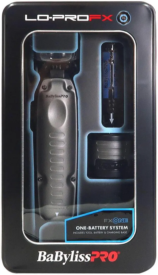 Alt view image 5 of 7 - BaByliss Pro FXONE LO-PROFX High-Performance Low-Profile Trimmer FX729 with Fade Brush and 9" Comb