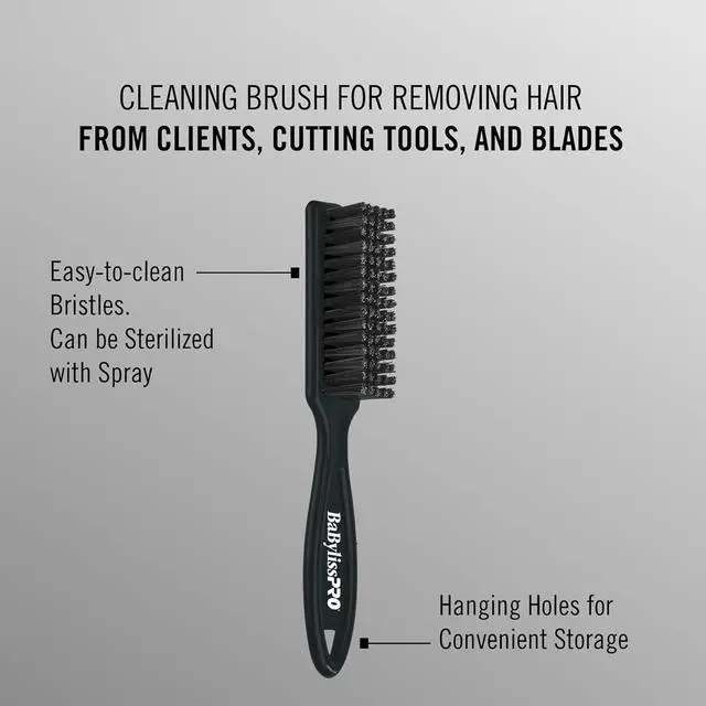 Alt view image 6 of 6 - BaByliss Pro Replacement Gold Titanium Fade Blade FX8010G Fits for FX870, FX825 and FX673 Models with Fade Brush and 9" Comb