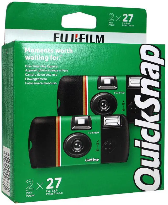 Alt view image 8 of 10 - Fujifilm QuickSnap Flash 400 35mm Disposable Camera, 27 Exposures, 2-Pack