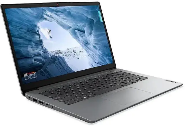 Alt view image 8 of 13 - Lenovo IdeaPad 1 14 Laptop, 14.0" HD Display, Intel Celeron N4500, 1.1 GHz, 4GB RAM, 128GB eMMC, Intel UHD Graphics 600, One-Year Microsoft 365, Win11HS, Cloud Grey, 82LV0075US