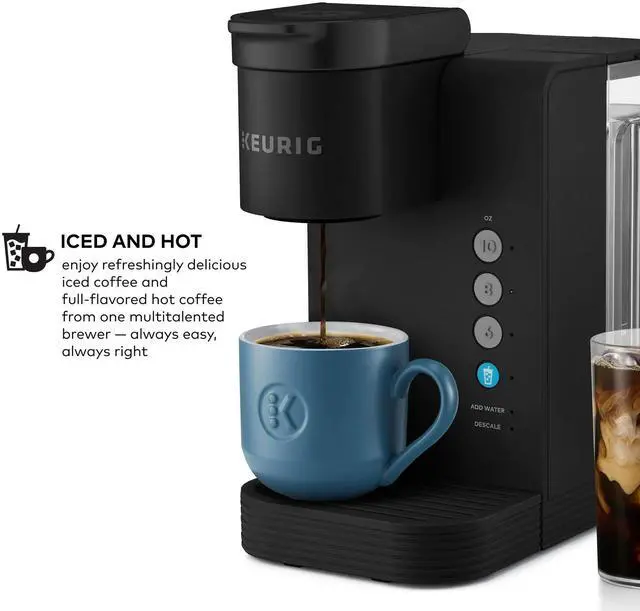 Alt view image 3 of 7 - Keurig K-Express Essentials Single Serve K-Cup Pod Coffee Maker, Black