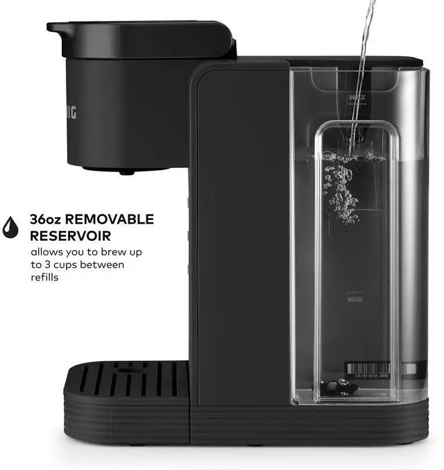 Alt view image 6 of 7 - Keurig K-Express Essentials Single Serve K-Cup Pod Coffee Maker, Black