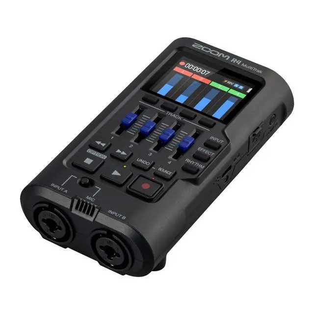 Alt view image 2 of 7 - Zoom R4 MultiTrak 32-Bit Float Recorder with Stereo Bouncing Complete Recording Bundle