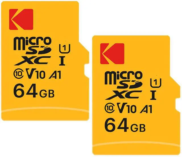 Main image of Kodak 64GB Premium Performance microSDXC Memory Card with SD Adapter -2 Pack