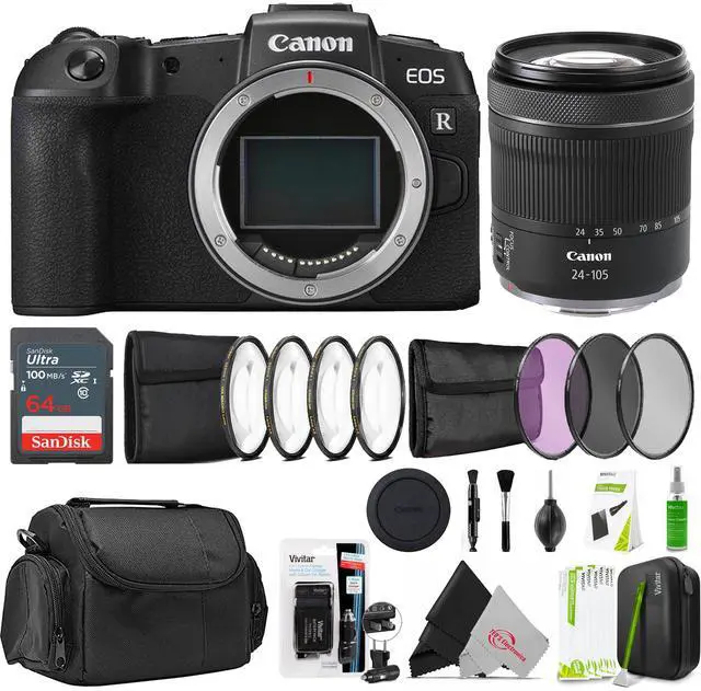 Main image of Canon EOS RP Mirrorless Digital Camera with RF 24-105mm f/4-7.1 IS STM Lens Complete Photography Bundle