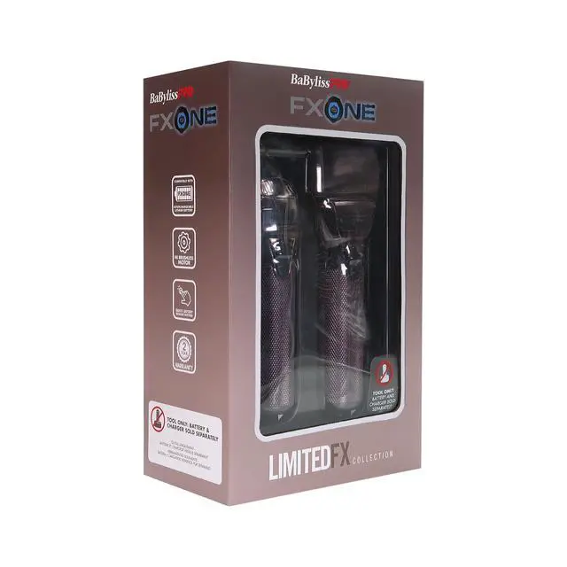 Alt view image 4 of 7 - BaByliss Pro LimitedFX FXONE Nightfall Collection Trimmer & Foil Shaver FX1FSTPTO with Fade Brush
