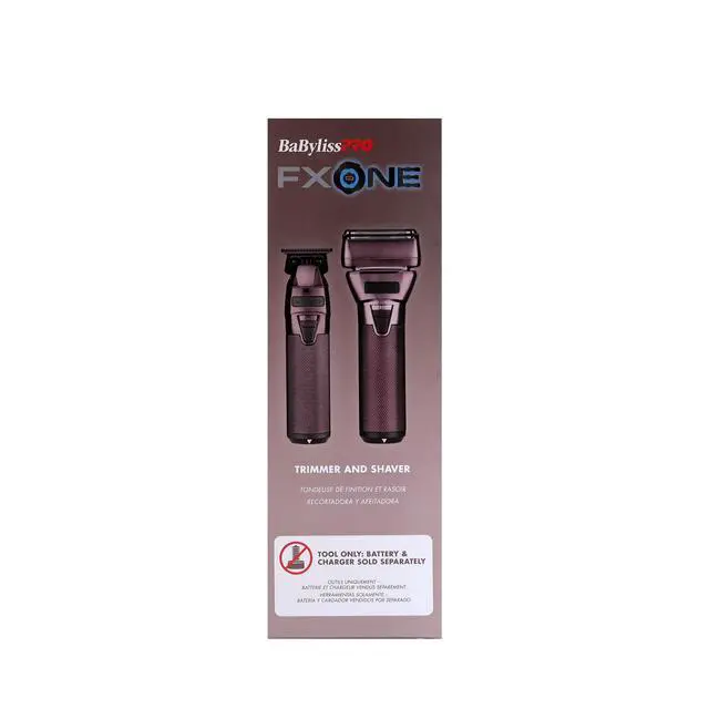 Alt view image 7 of 7 - BaByliss Pro LimitedFX FXONE Nightfall Collection Trimmer & Foil Shaver FX1FSTPTO with Fade Brush