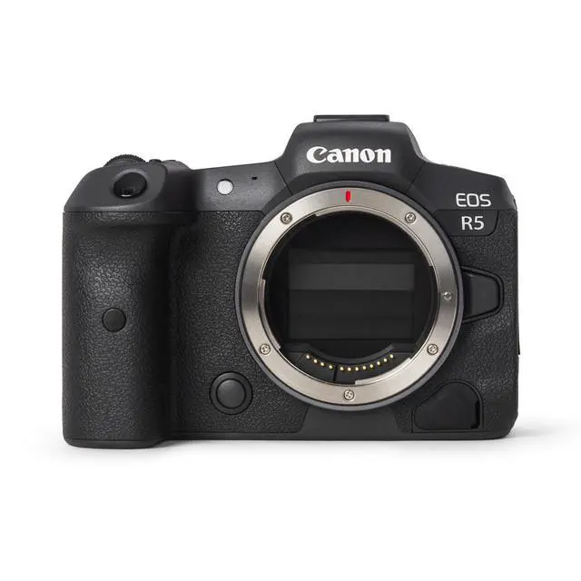 Alt view image 2 of 7 - Canon EOS R5 Mirrorless Camera (Body Only) - Black with 3 Year Accidental Protection & Shipping Coverage