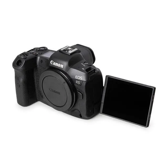 Alt view image 4 of 7 - Canon EOS R5 Mirrorless Camera (Body Only) - Black with 3 Year Accidental Protection & Shipping Coverage
