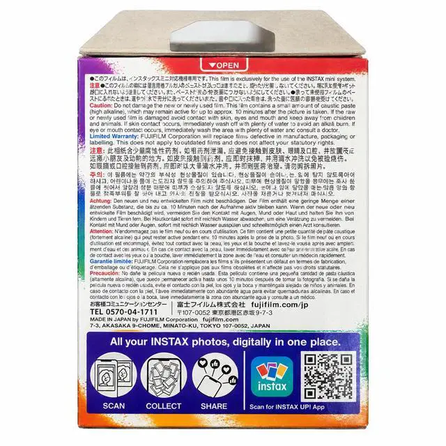 Alt view image 4 of 4 - Fujifilm Instax Mini Spray Art Instant Film, 10 Exposures #16779809