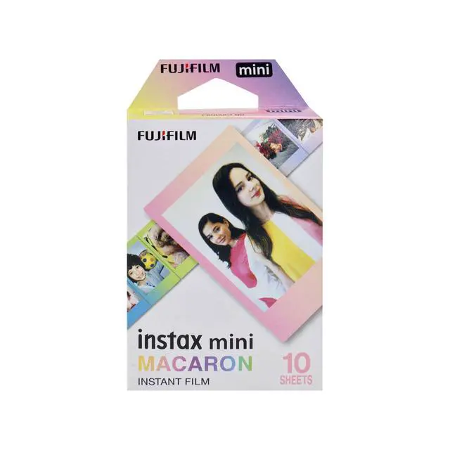 Alt view image 6 of 7 - FUJIFILM instax mini LiPlay+ Hybrid Instant Camera - Sand Beige with Instant Film (Macaron, 10 Exp) and Photo Album