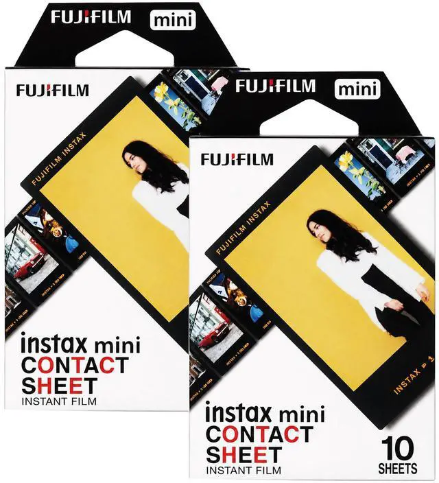 Main image of Fujifilm INSTAX Mini Contact Sheet Instant Film (10 Exposures) - 2 Pack