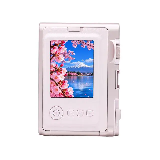 Alt view image 4 of 6 - FUJIFILM INSTAX MINI EVO Hybrid Instant Camera (Gentle Rose) with 2 x 10 Instax Mini Film Pack