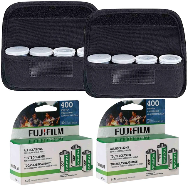 Main image of 2x Fujifilm 400 Color Negative 35mm Film (36 Exposures) - 3 Pack with Storage Carrying Case
