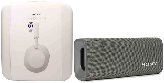 Main image of Sony ULT FIELD 3 Wireless Portable Bluetooth Speaker - Forest Gray (SRS-ULT30/H) with WH-1000XM5 Noise-Canceling Wireless Headphones (Silver)