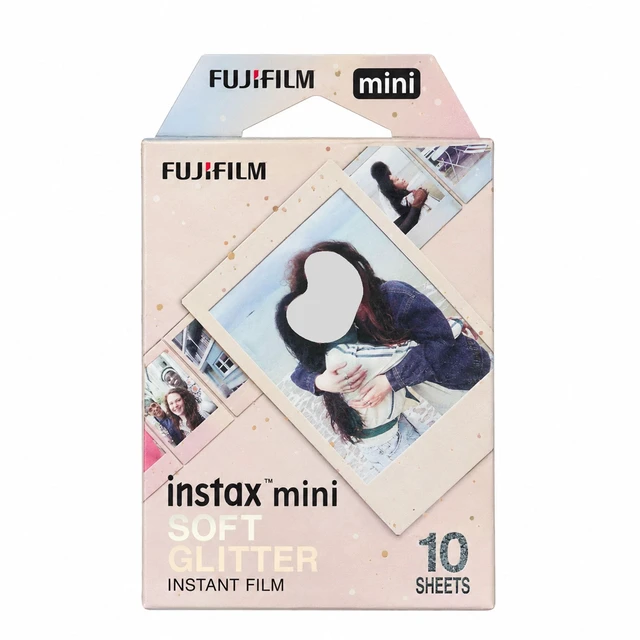 Alt view image 3 of 3 - FUJIFILM INSTAX MINI 13 Instant Film Camera (Frost Blue) with instax mini Instant Film (Soft Glitter, 10 Exposures)