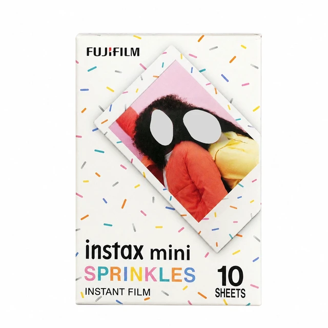 Alt view image 6 of 6 - FUJIFILM INSTAX MINI 13 Instant Film Camera (Lagoon Green) with Instax Mini Instant Film (Sprinkles, 10 Exposures)