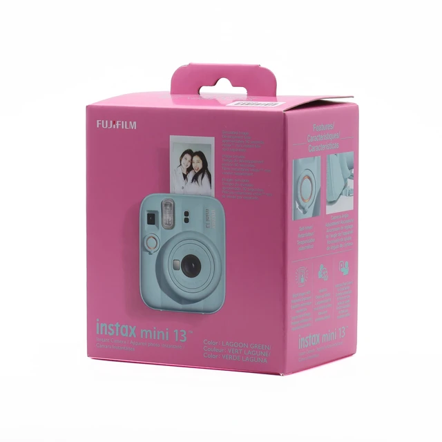 Alt view image 5 of 6 - FUJIFILM INSTAX MINI 13 Instant Film Camera (Lagoon Green) with Instax Mini Instant Film (Sprinkles, 10 Exposures)