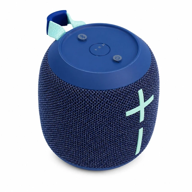 Alt view image 3 of 7 - Ultimate Ears WONDERBOOM 4 Portable Bluetooth Speaker - Blue with Sony WI-C100 Wireless In-Ear Headphones