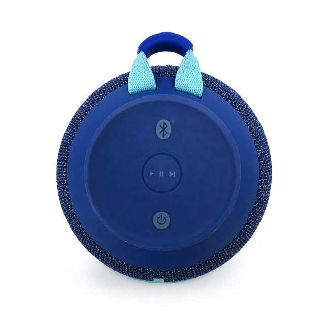 Alt view image 4 of 7 - Ultimate Ears WONDERBOOM 4 Portable Bluetooth Speaker - Blue with Sony WI-C100 Wireless In-Ear Headphones