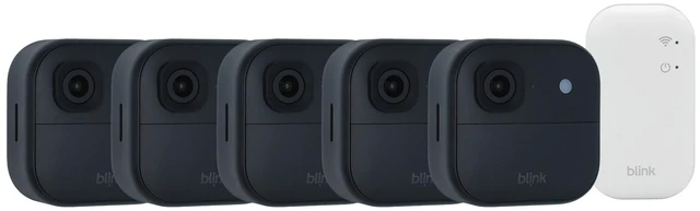 Main image of Blink Outdoor 2K Wire-Free Security Camera System - 5-Camera Kit with Sync Module Core