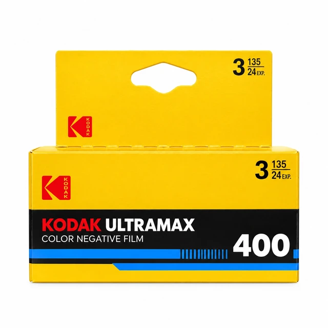 Alt view image 5 of 6 - Kodak UltraMax 400 Color 135 Negative Roll Film, 24 Exposures, 3-Pack #7518319