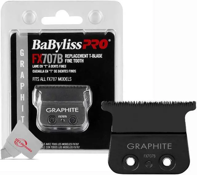 Main image of BaByliss PRO FX707B Graphite Fine Tooth Replacement T Blade Fits All FX787 Models