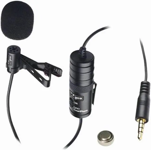 Alt view image 4 of 4 - Vidpro External Microphone For Kodak PlayTouch Video Camera Camcorder Vidpro XM-L Wired Lavalier microphone - 20' Audio Cable - Transducer type: Electret Condenser