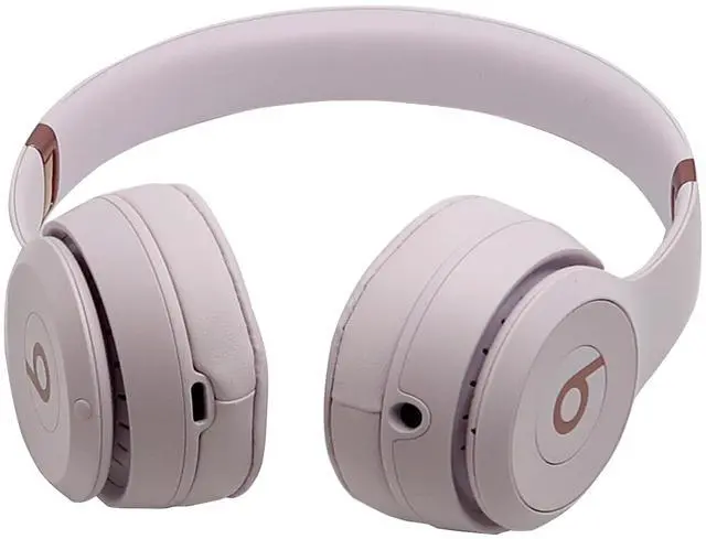 Alt view image 2 of 7 - Beats Solo 4 - Wireless Bluetooth On-Ear Headphones, Apple & Android Compatible, Up to 50 Hours of Battery Life - Cloud Pink
