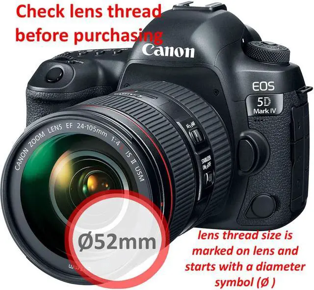 Alt view image 4 of 4 - Vivitar 3Pc UV/CPL/ND8 52mm Filter Kit + Accessory Kit for All 52mm Lenses