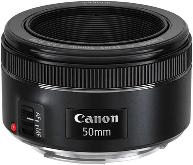 Alt view image 2 of 7 - Canon EF 50mm f/1.8 STM Lens + 49mm UV Filter + Lens Pouch + 16GB Memory Card + Wallet + Cap Holder