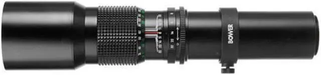 Alt view image 2 of 6 - Bower 500mm / 1000mm f/8 Telephoto Lens with 2x Converter for Nikon D750 D700 D610