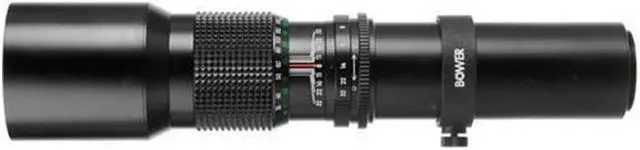 Alt view image 2 of 7 - Bower 500mm / 1000mm f/8 Telephoto Lens for Canon EOS 80D 70D 60D + 2X Converter + Accessory Kit
