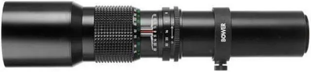 Alt view image 2 of 7 - Bower 500mm / 1000mm f/8 Telephoto Lens with 2x Converter for Nikon D3X D810 D800