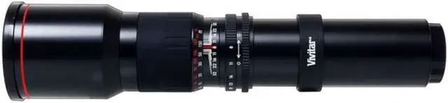 Alt view image 2 of 14 - Vivitar 500mm/1000mm f/8 Telephoto Lens for Canon EOS 80D 70D 60D + 2X Converter + Accessory Kit
