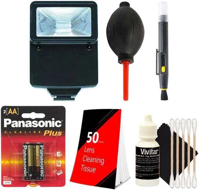 Main image of Bower Slave Flash + AA Batteries & Kit for Canon EOS Rebel T6i T6 T6s T5i T5 T4i T3i