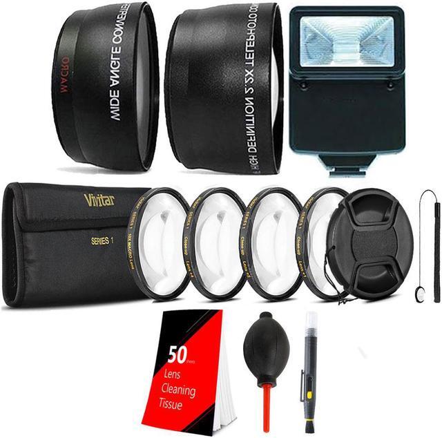 Main image of Vivitar 58mm Fisheye Telephoto & Wide Angle Lens + Macro Kit + Top Kit for CANON 750D 760D 650D 600D 550D 500D 450D 400D  DSLR