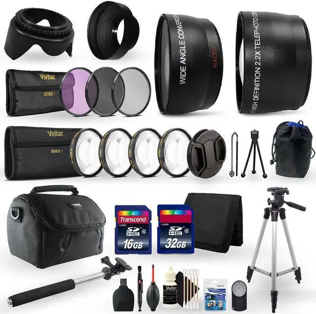 Main image of Vivitar Deluxe Accessory Kit for Canon EOS 80D Digital SLR Camera