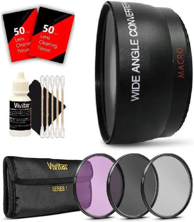 Main image of Vivitar 52mm Wide Angle Lens Kit for Nikon D3200,D3300 and All Nikon DSLR Camera