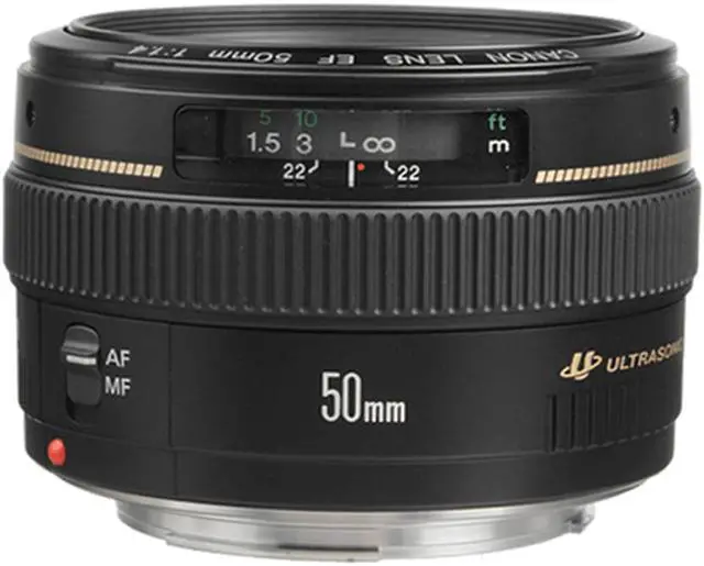 Alt view image 2 of 7 - Canon EF 50mm f/1.4 USM Lens  with 58mm UV CPL ND Ultimate Accessory Kit for Canon EOS 550D 500D 450D 400D