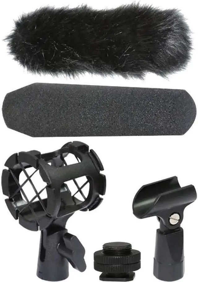Alt view image 3 of 7 - Vidpro External Microphone For Panasonic AG-HPX250 Camcorder Vidpro XM-55 13-Piece Professional Video & Broadcast Unidirectional Condenser Microphone Kit