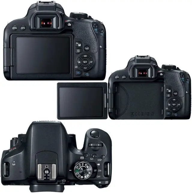 Alt view image 6 of 20 - Canon EOS Rebel T7i Digital SLR Camera with EF-S 18-55mm IS STM Lens