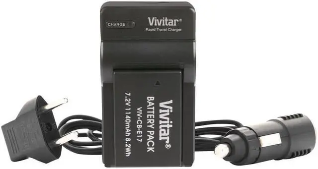 Alt view image 2 of 2 - Three LP-E17 Replacement Battery Charger for Canon EOS M5 77D 200D T7i T6i DSLRs