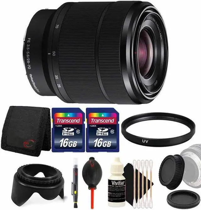 Main image of Sony SEL2870 FE 28-70mm F3.5-5.6 OSS Full Frame E-Mount Lens with 32GB Kit