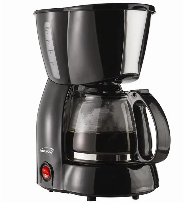 Alt view image 2 of 9 - Brentwood TS-213BK White 4 Cups Coffee Maker, White
