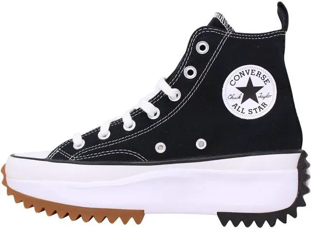 Alt view image 2 of 7 - Converse Run Star Hike HI Black/White/Gum 166800C Men's Size 6 Medium
