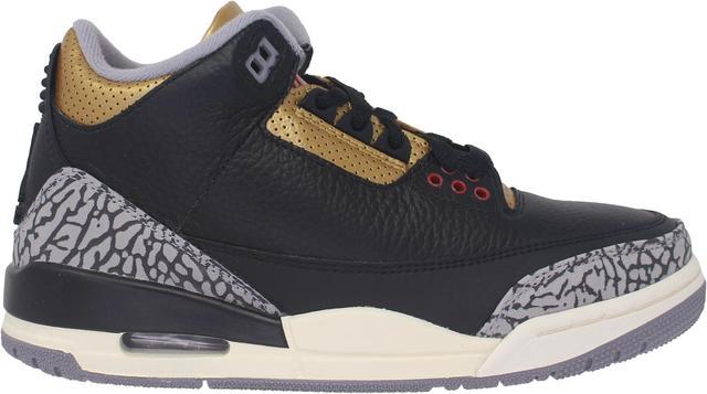 Nike Air Jordan 3 Retro Black/Fire Red-Metallic Gold CK9246-067