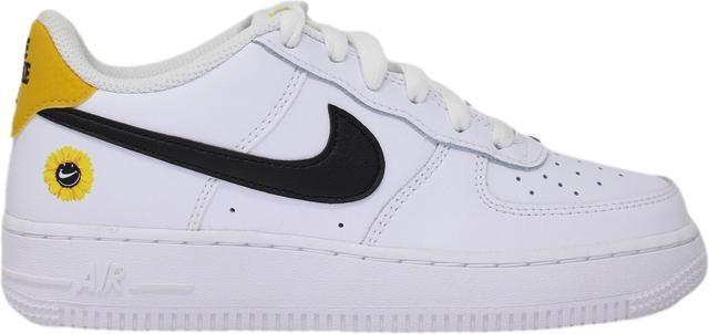 Nike Air Force 1 Low DM0983-100 Youth White/Yellow/Black Sneaker