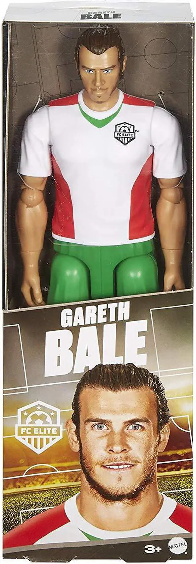 Alt view image 5 of 7 - Mattel FC Elite Gareth Bale Soccer Action Figure