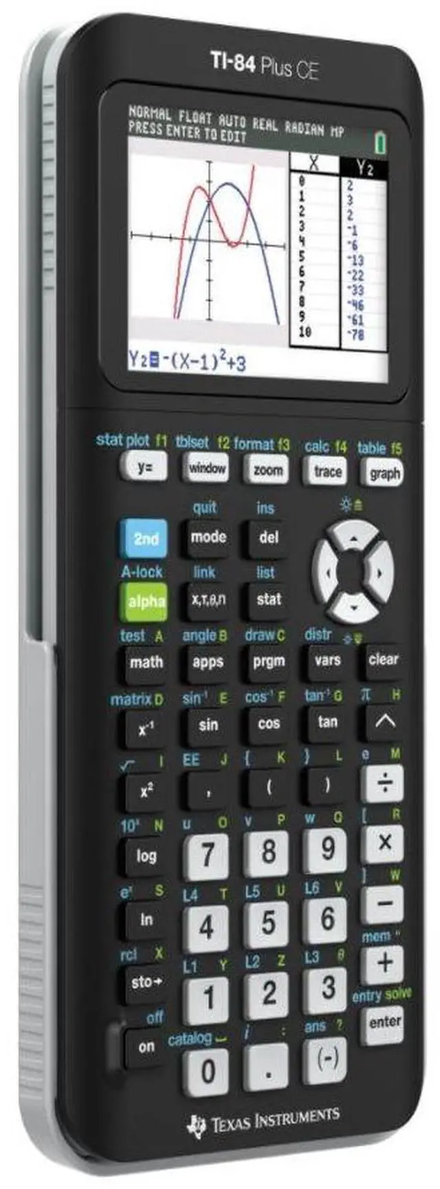 Alt view image 11 of 20 - Ti84 Plus Ce Graphing Black